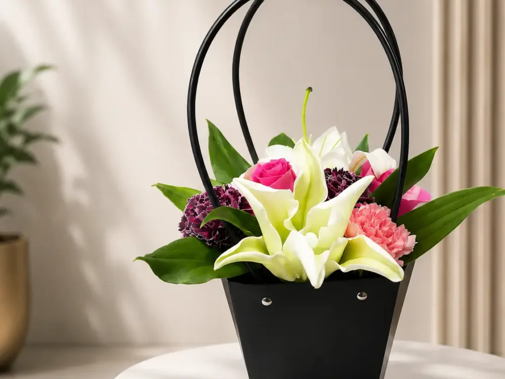Mixed bouquet of fresh flowers